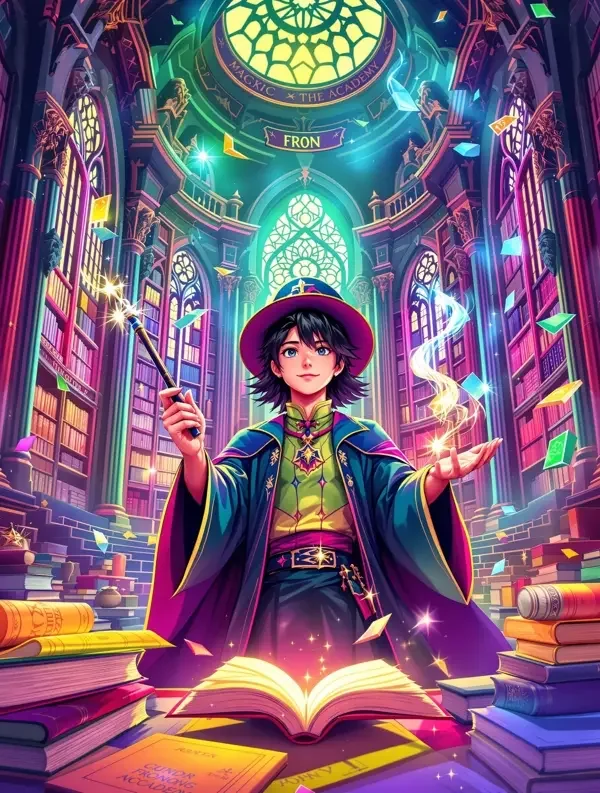 魔法学院漫画封面